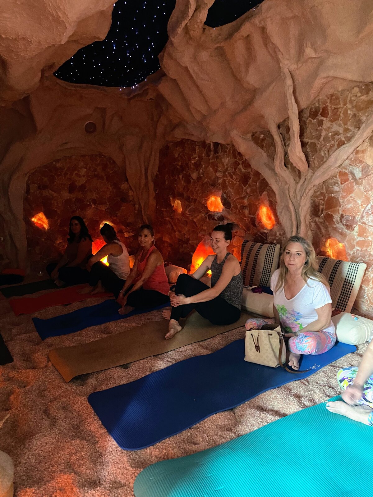 crystal yoga class
