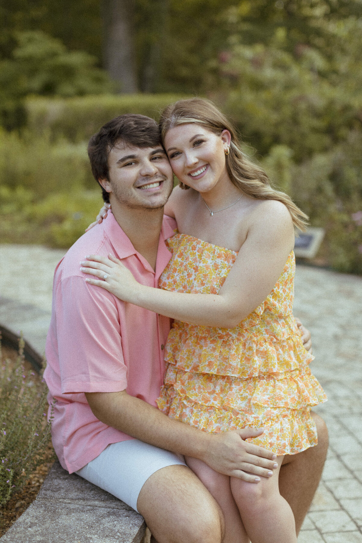 Memphis Botanical Garden - Engagement Photoshoot-9