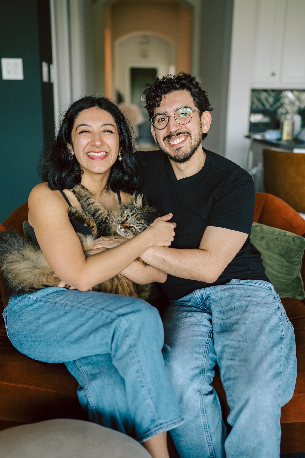 Madison & Reagan Home Engagement Shoot in Houston, TX (66 of 77)