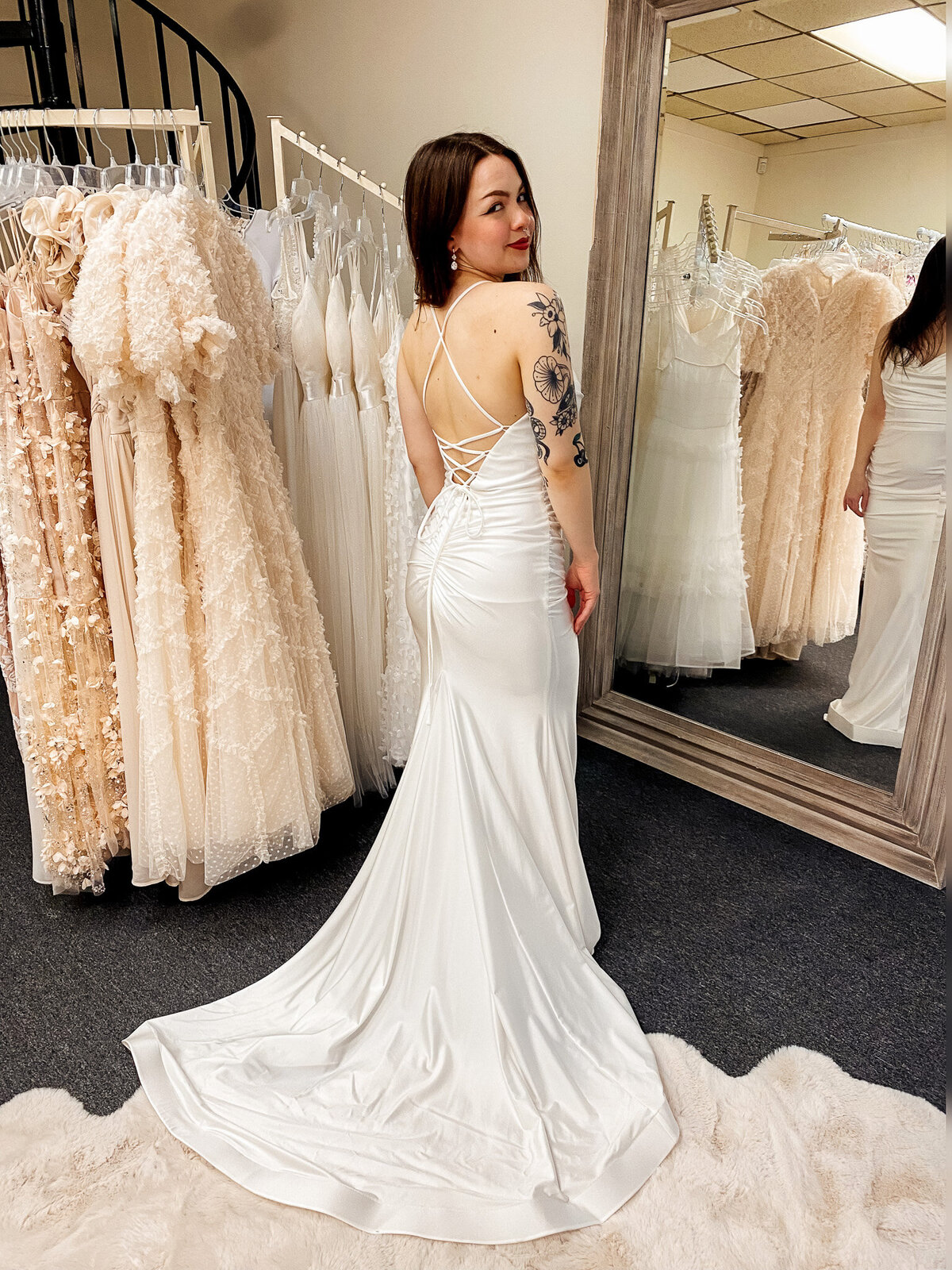 Annie Wedding Dress Back