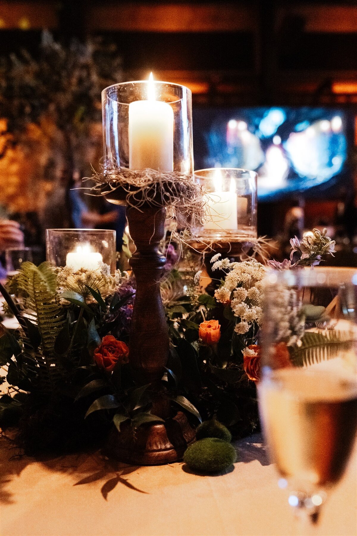 35 - Armature Works The Gathering Wedding Reception Centerpiece - Tampa Bay Wedding Planner