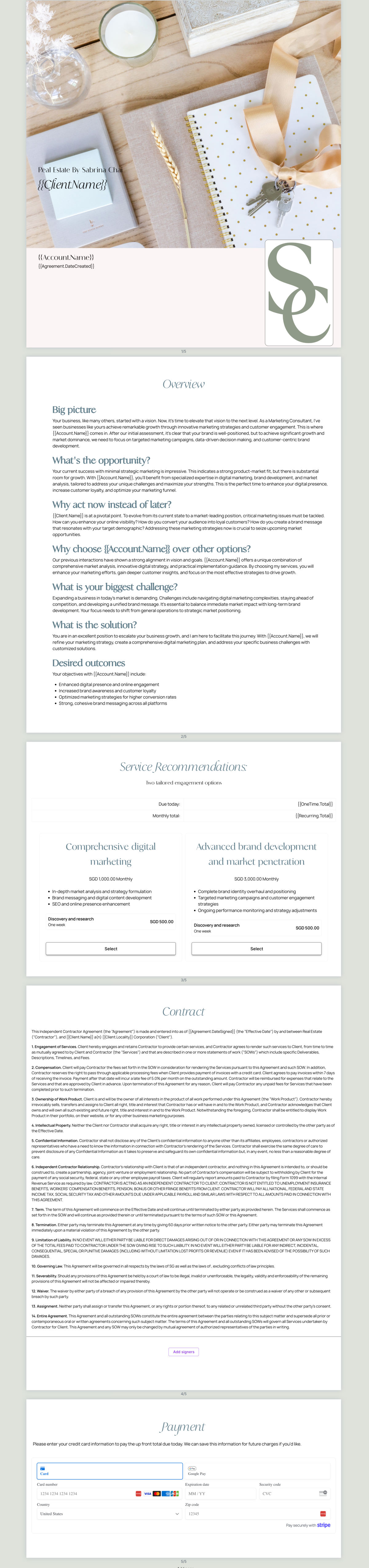 Real Estate Moxie Agreements Aug 01