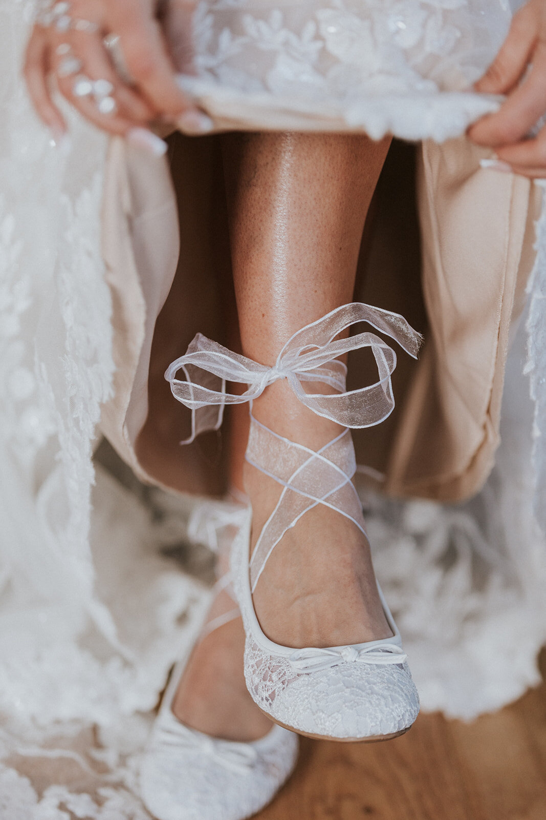 Shoes of the bride