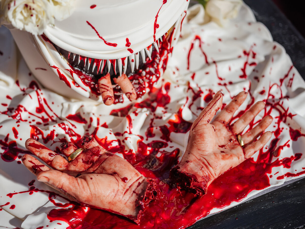 36 - St. Petersburg Halloween Wedding Cake - Tampa Bay Wedding Planner