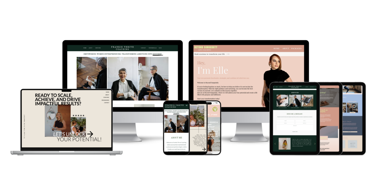 Nutrition Website Design Example