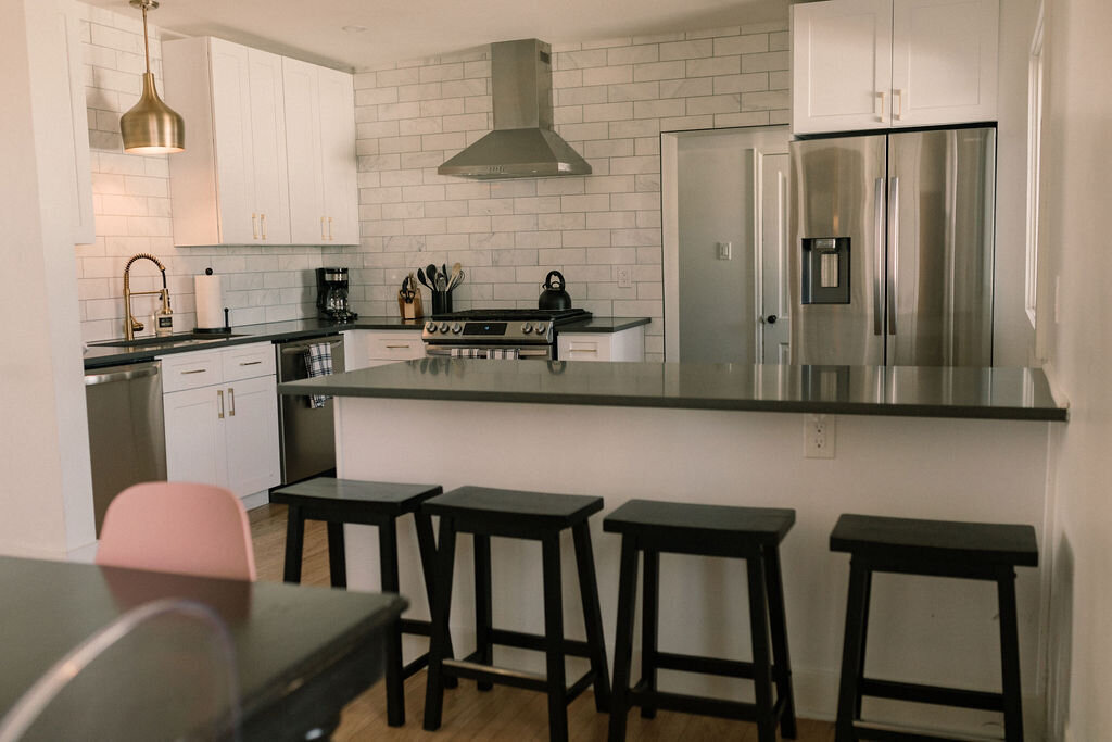 Kitchen at the Terry Guesthouse in Longmont Colorado