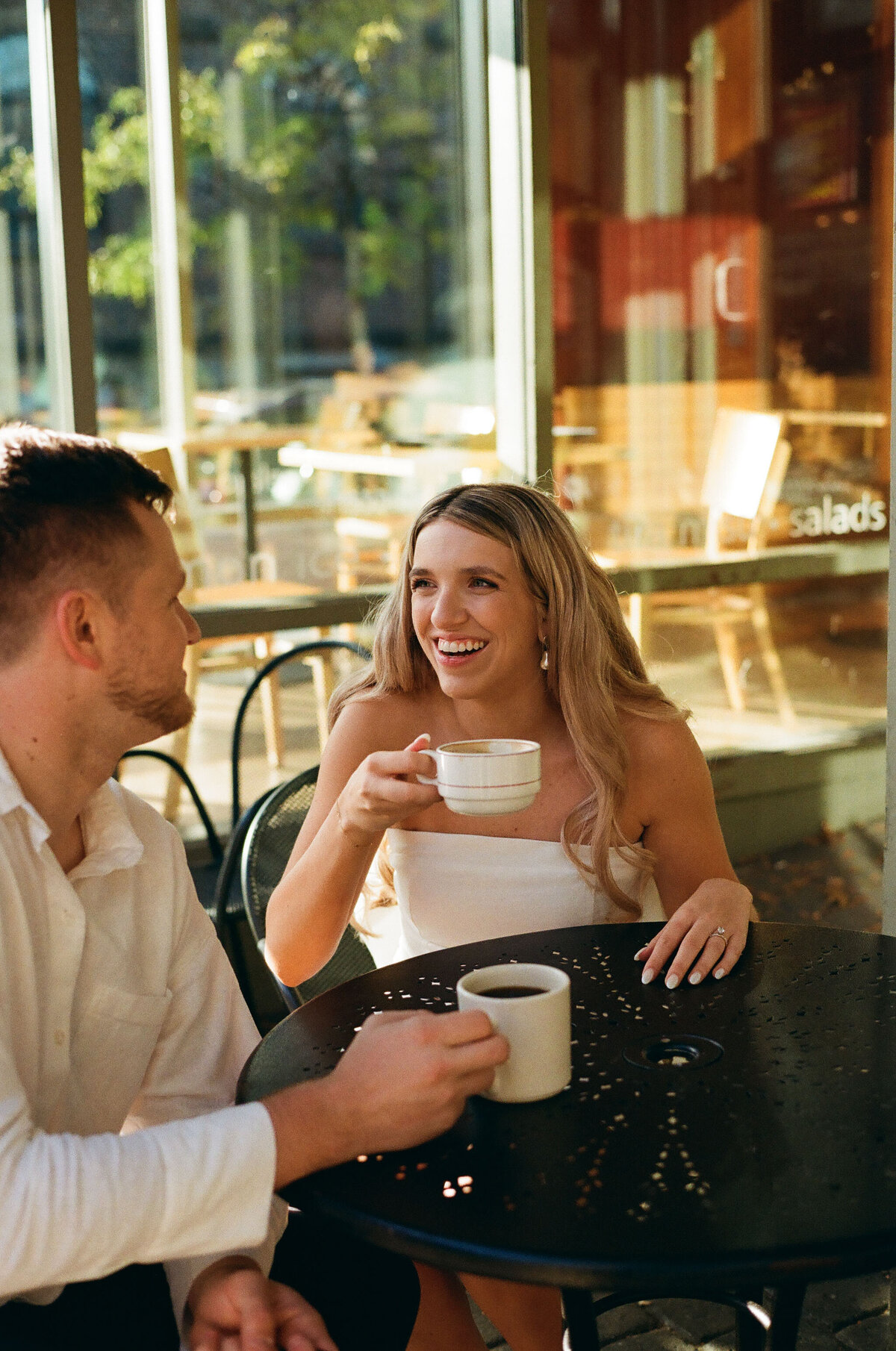 couple on a coffee date