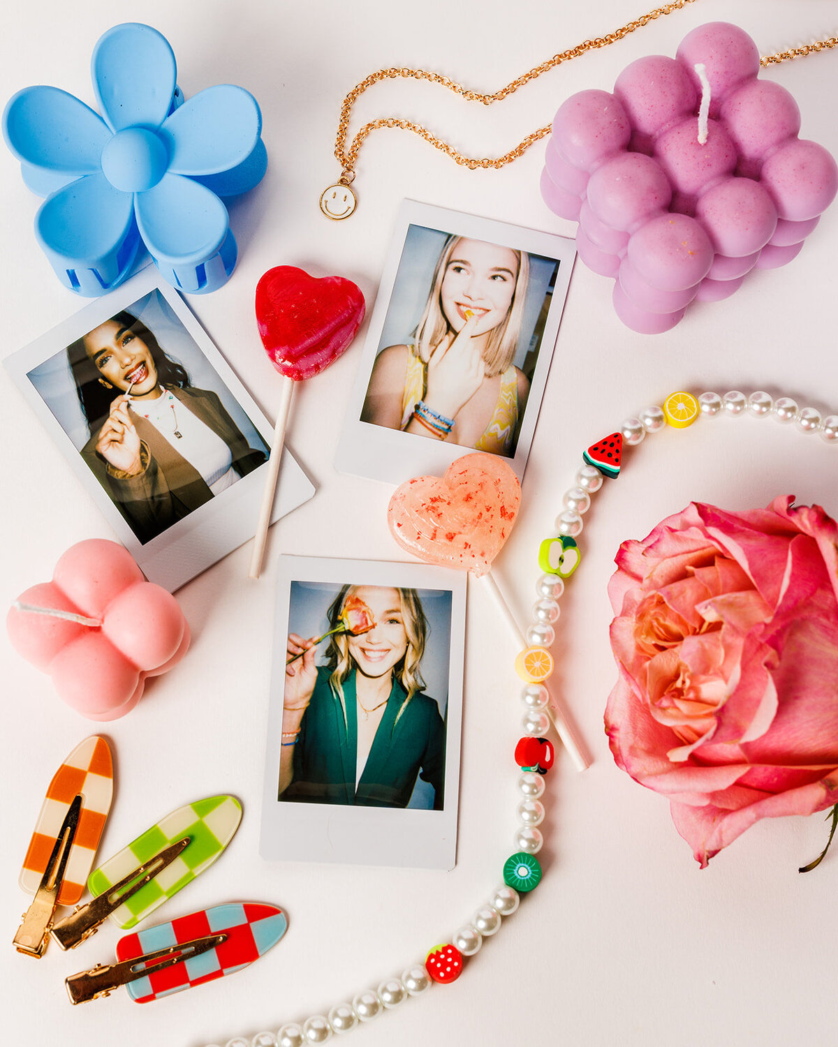 Jewelry flatlay