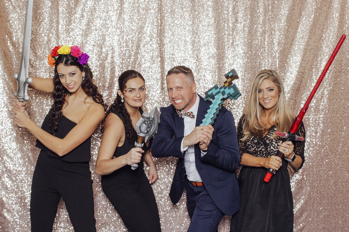 Beach wedding photo booth at The Reeds in Stone Harbor, Cape May County, New Jersey