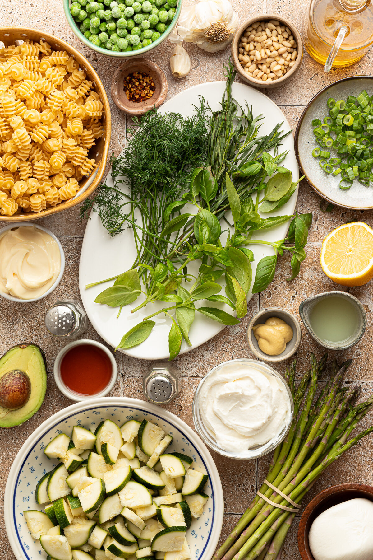 a plate of greens