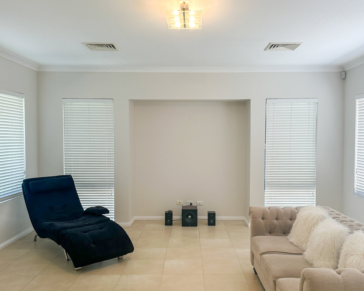 Lounge elegant classy repaint new home Perth