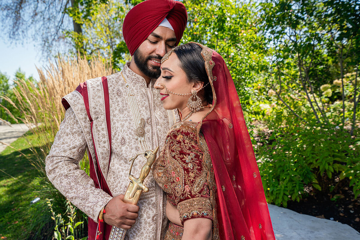 best toronto indian wedding photographer - Indian wedding day portrait