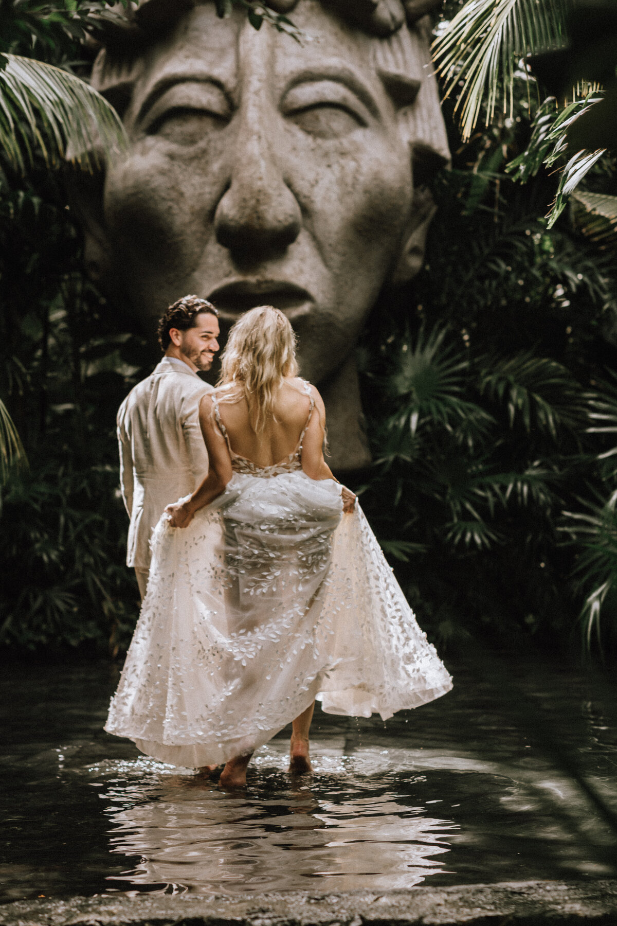 Mayan Wedding Ceremony at a Cenote in Tulum