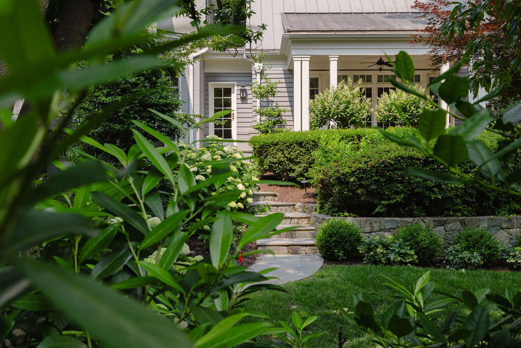lush backyard garden chevy chase 11