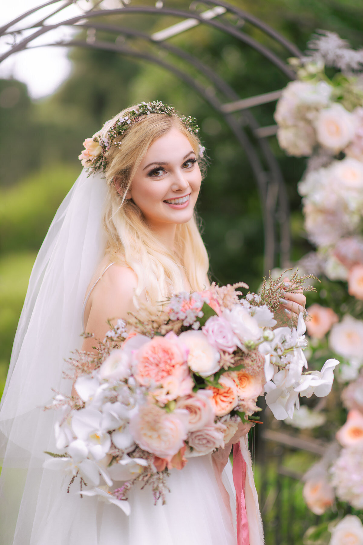 Bride alone 1