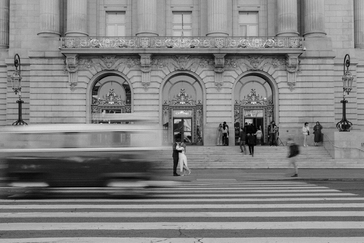 San Francisco City Hall Engagement Portraits