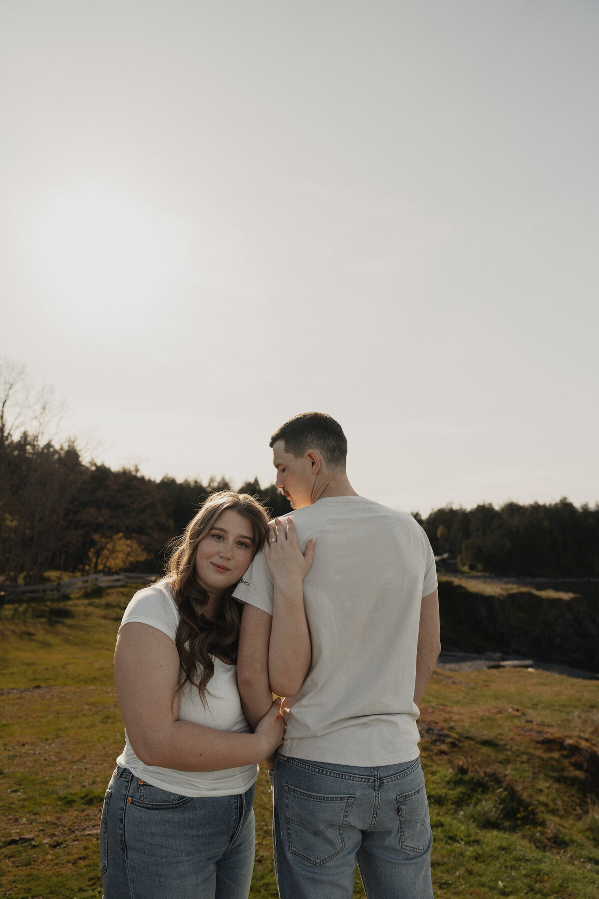 Engagement session in Nanoose Bay by latitude 49 photography