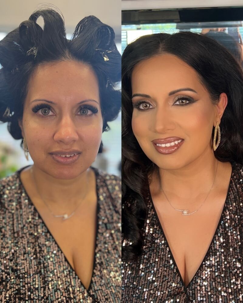 Festival-ready makeup by an Indian Artist serving Ottawa clients