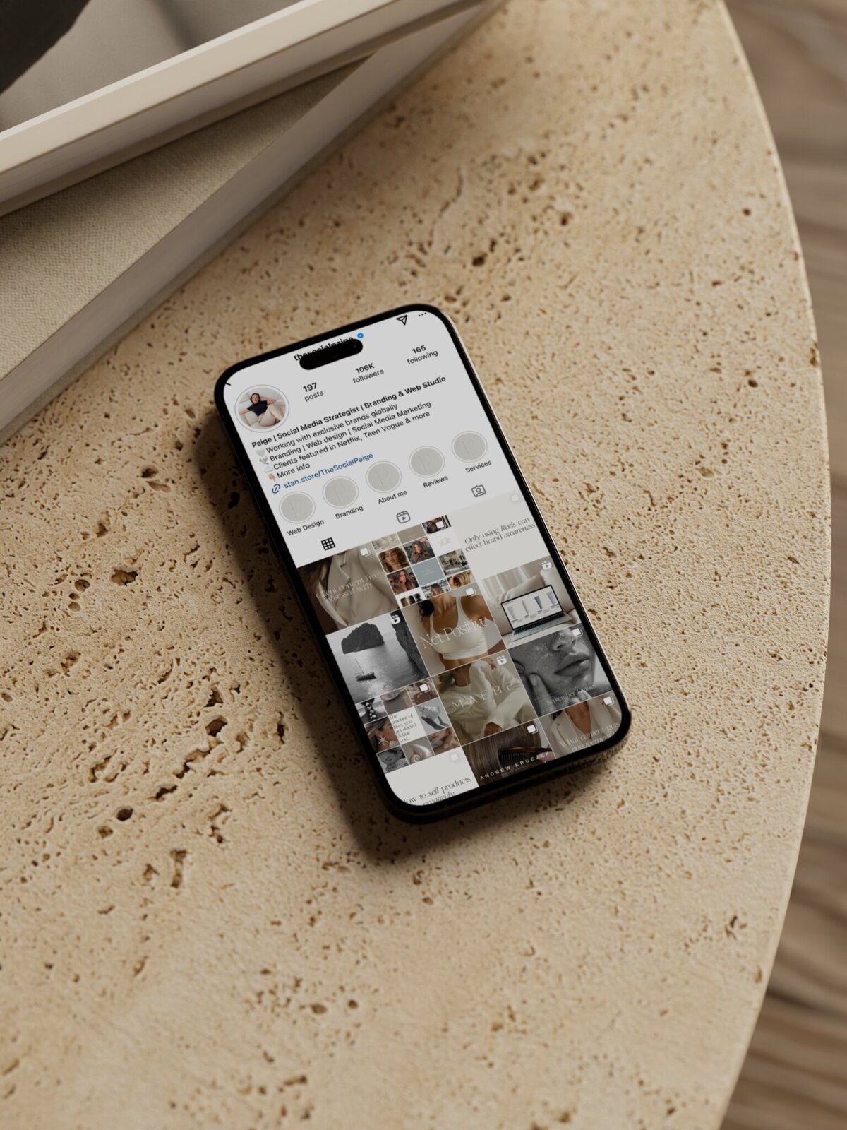 Social media marketing application form the social paige