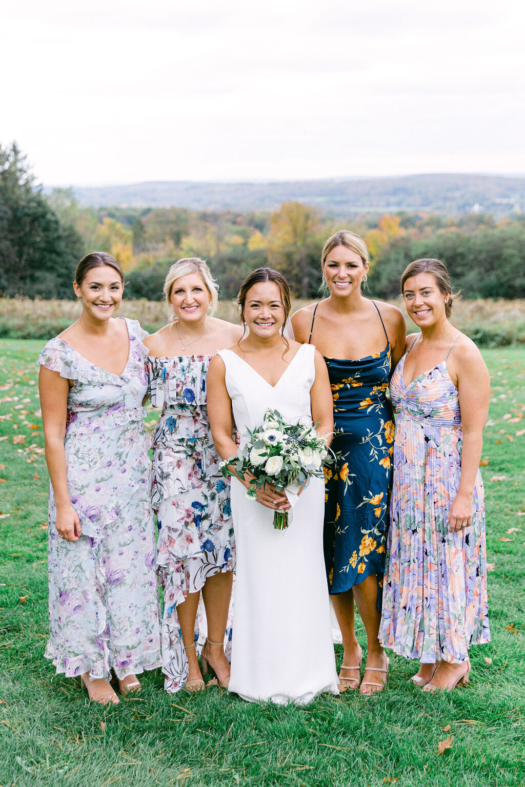 mixed-bridesmaid-printed-dresses