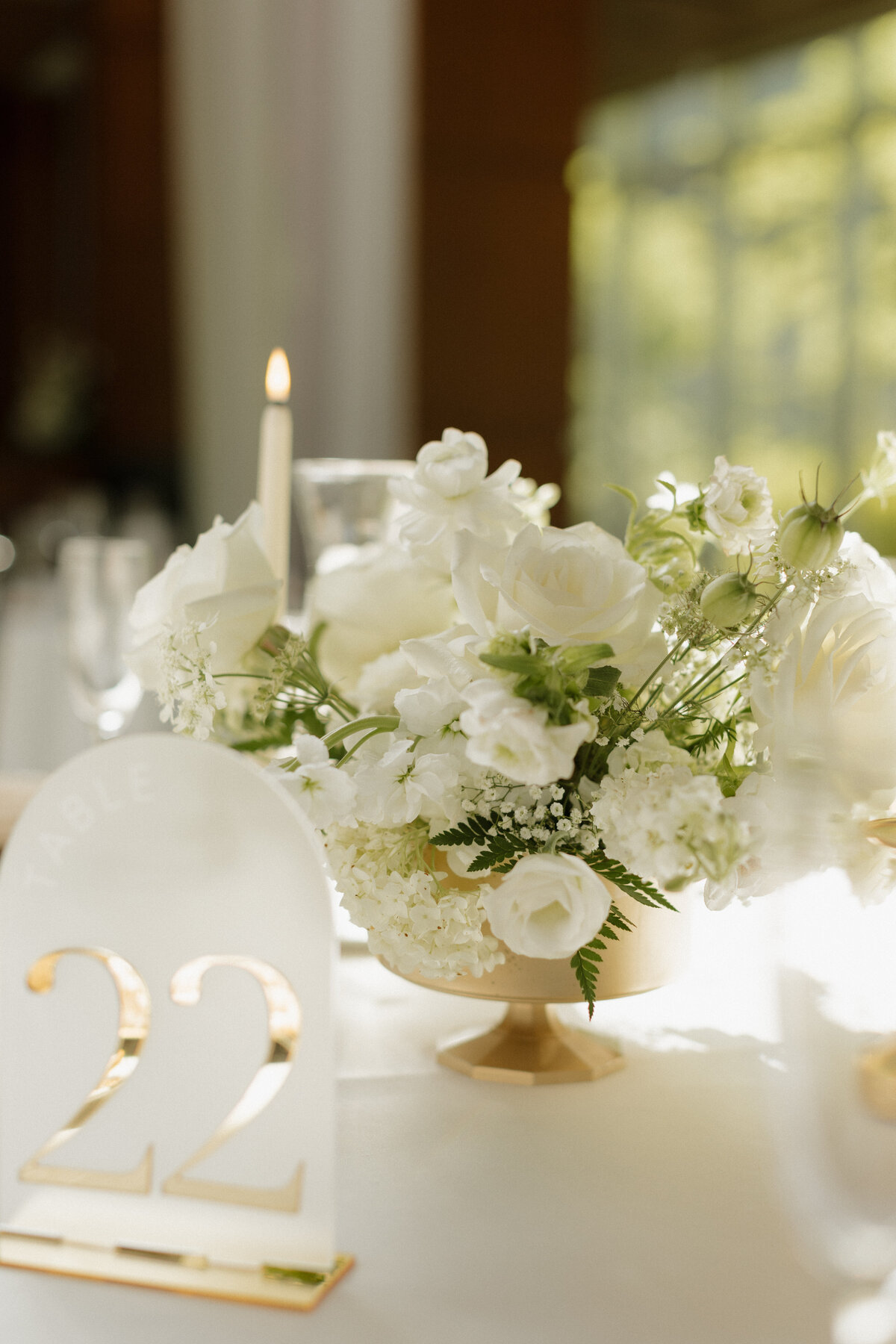 Indianapolis wedding photography reception table detail