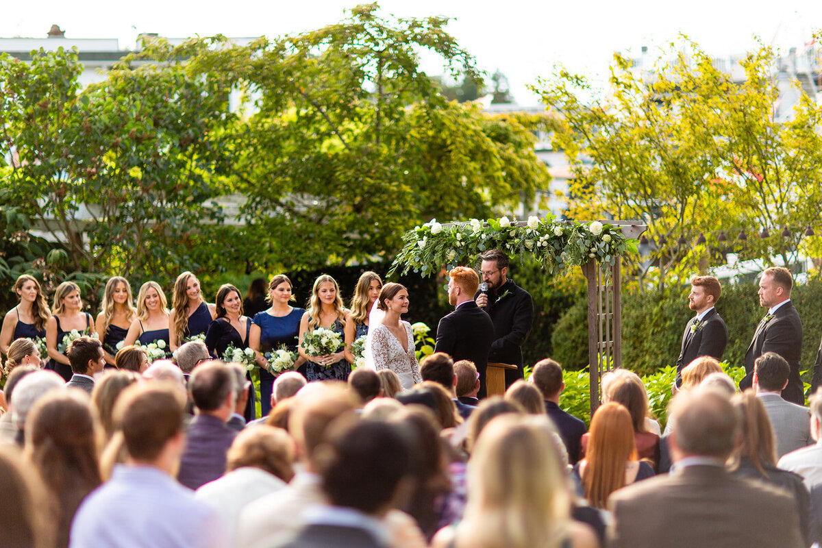 Photo of Wedding Ceremony at Roche Harbor Resort San Juan Island