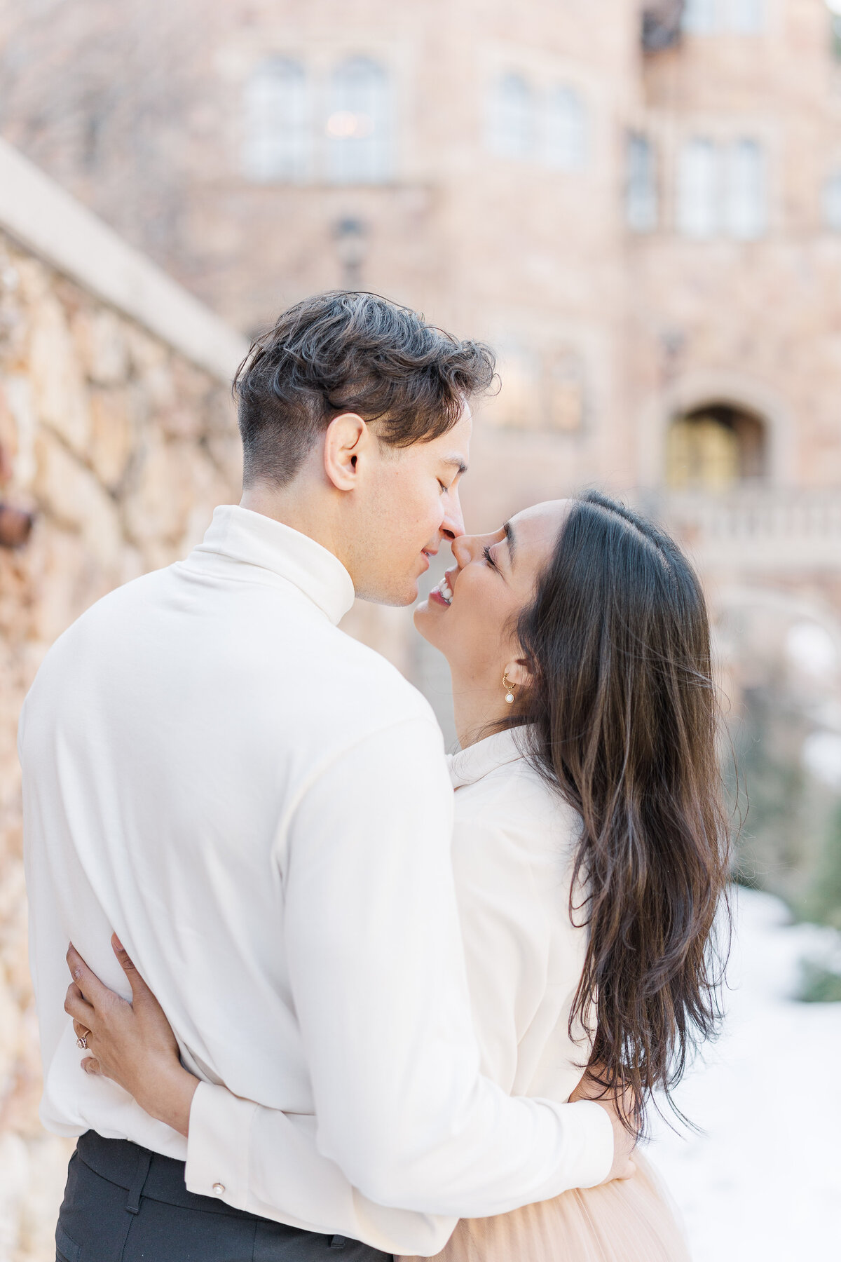 Glen Eyrie Castle Winter Engagment Pictures Colorado Springs Elena Spraguer Photography 0082
