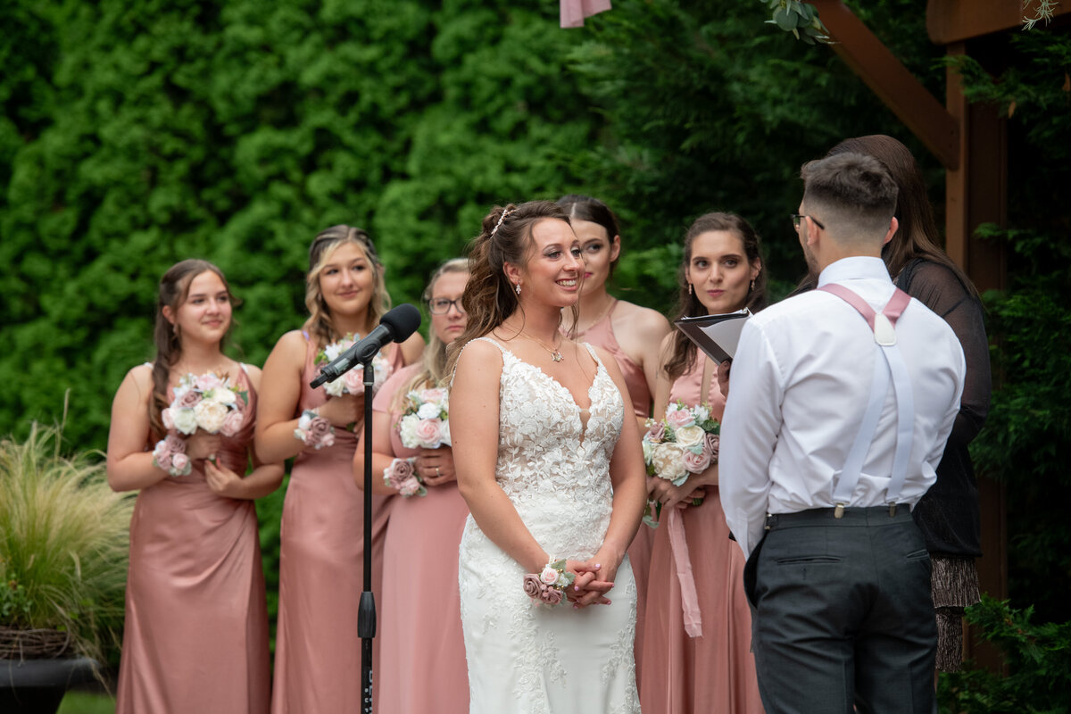 Bride Groom Wedding photography bear creek