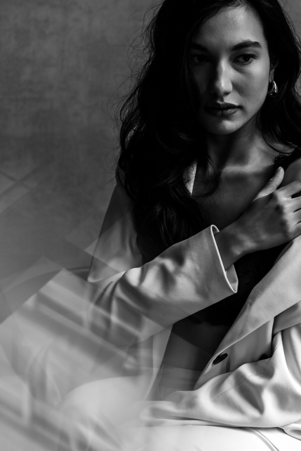 Artistic fine art portrait exuding sophistication and strength