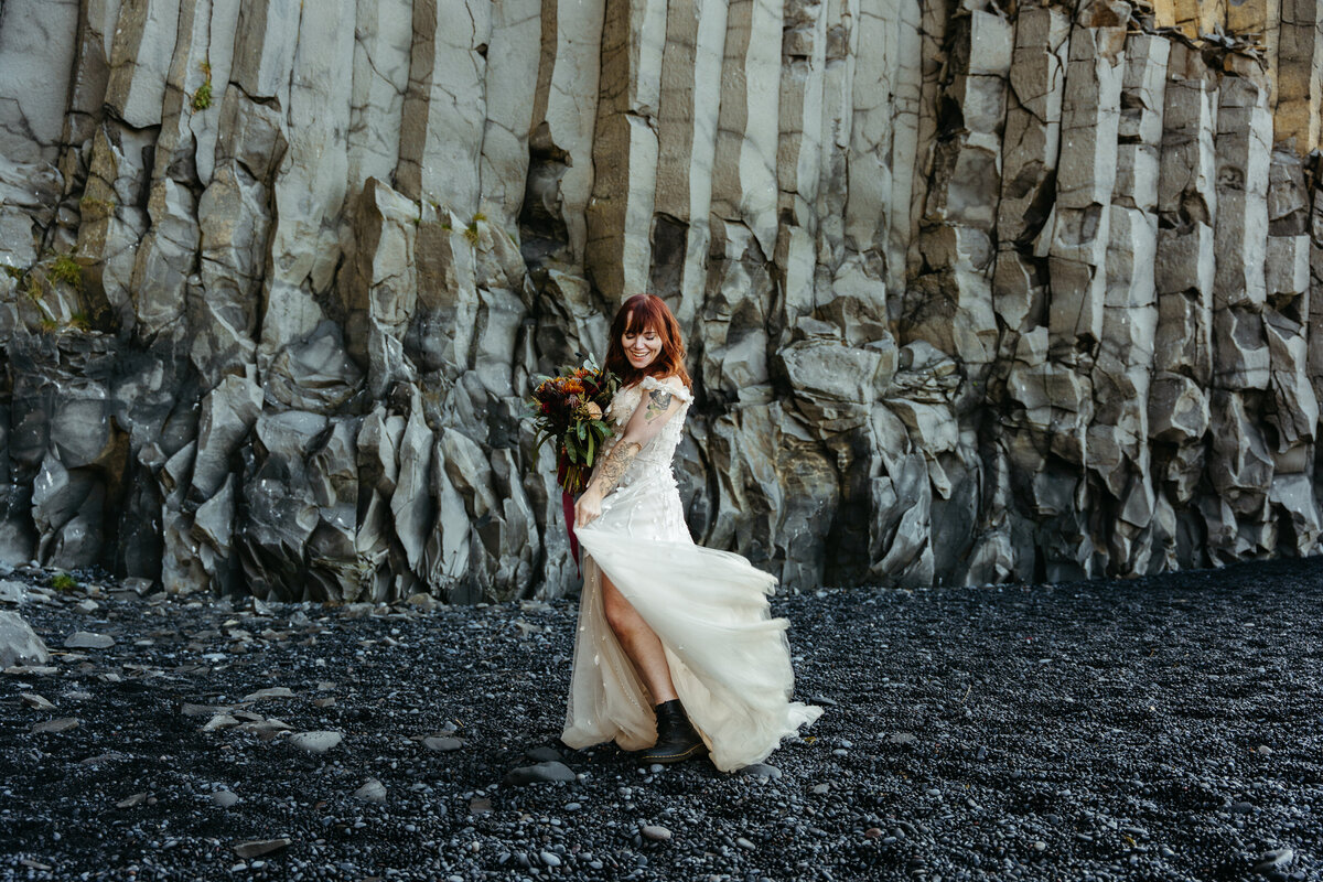 REYNISFJARA Iceland Elopement