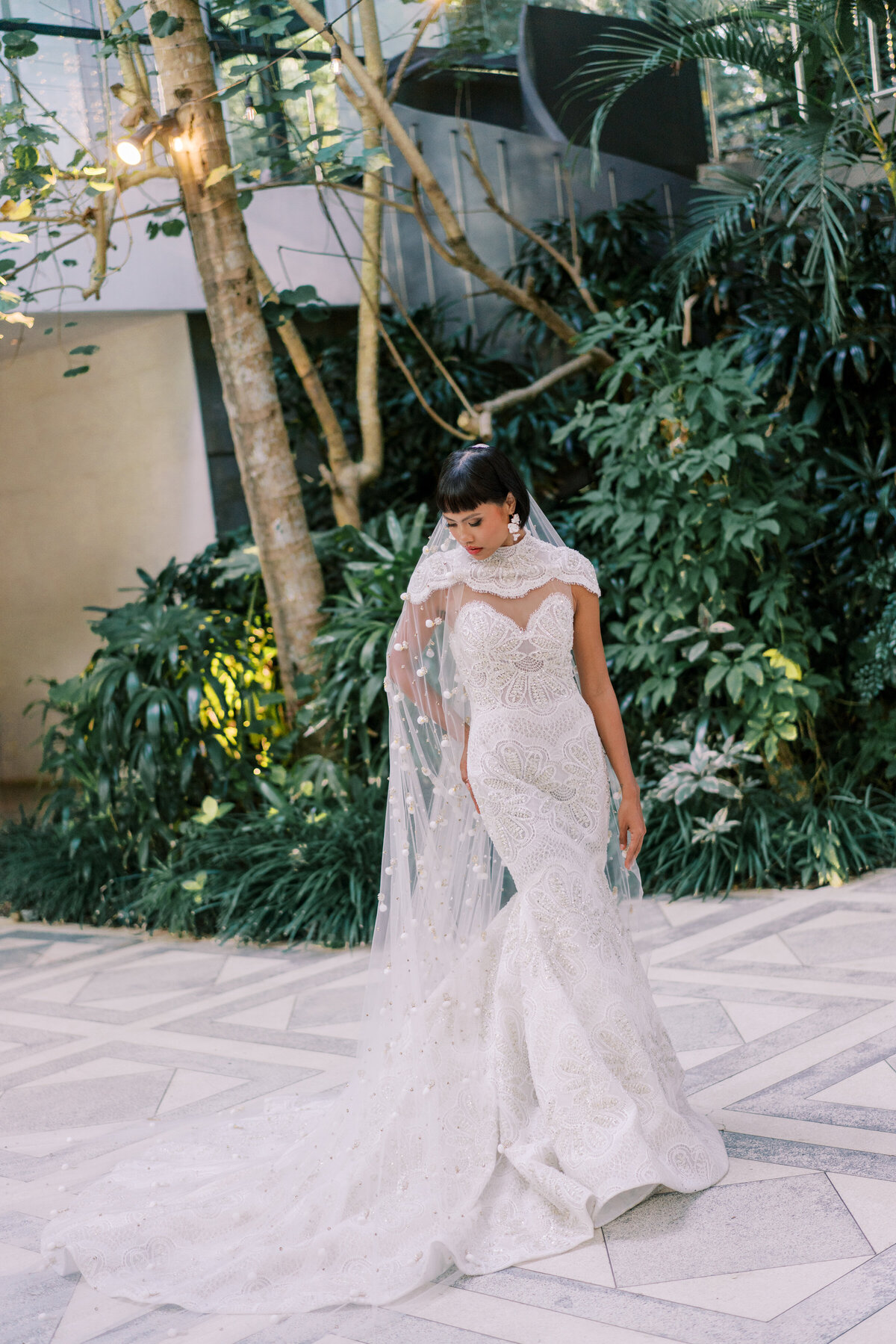 Bali Glass House Tirtha - Vicki Grafton Photography - Tropical Bali Micro Wedding Elopement Insporation-619
