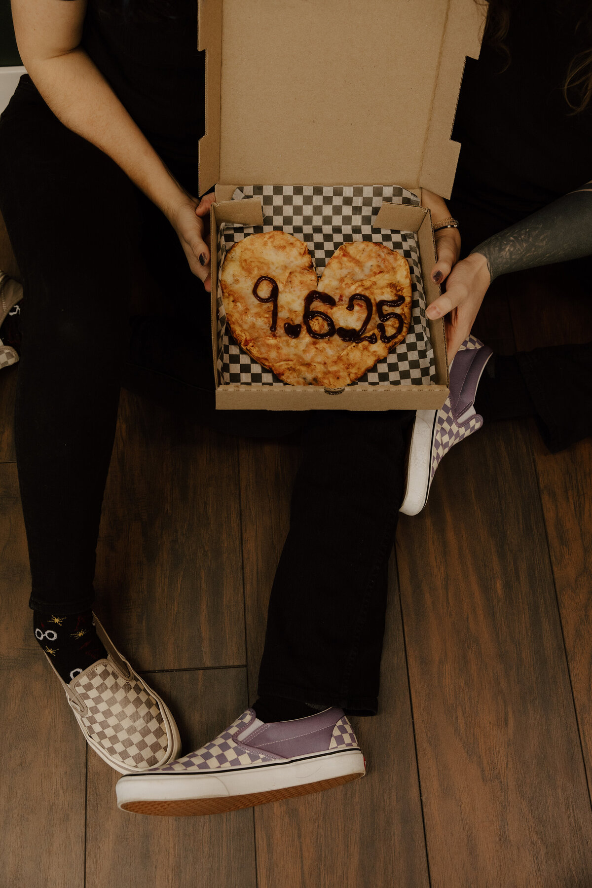 cool-emo-pizza-wedding-date-announcement-meg-pearson-photography-midwest