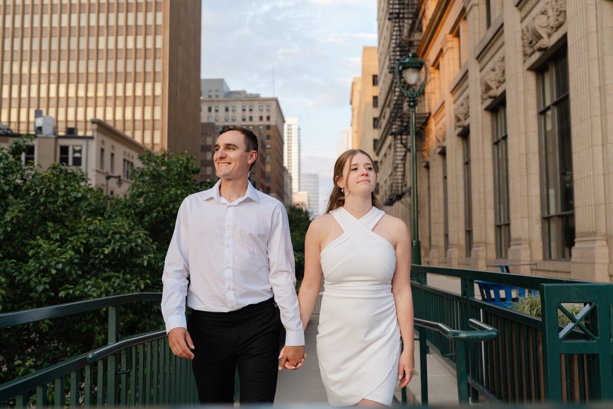 Downtown Milwaukee Elegant Engagement Session-26