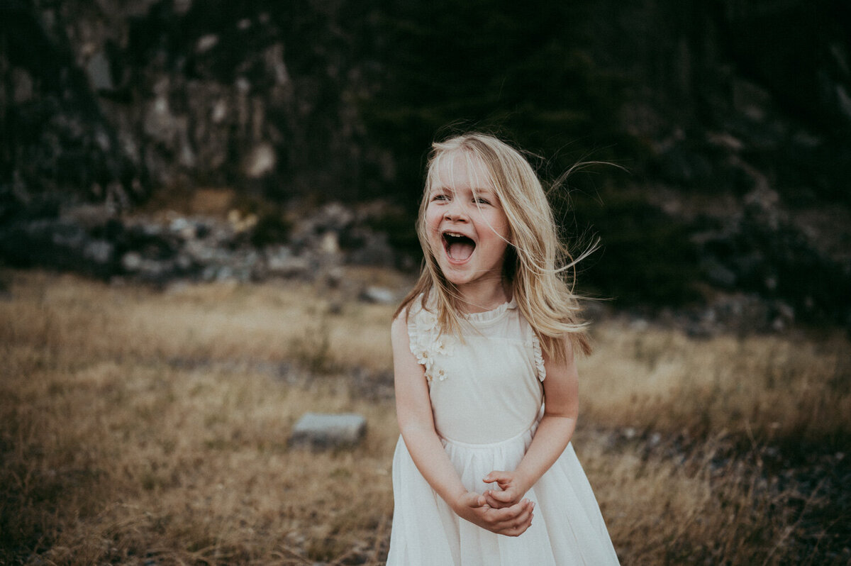 kids during session with portland family photographer