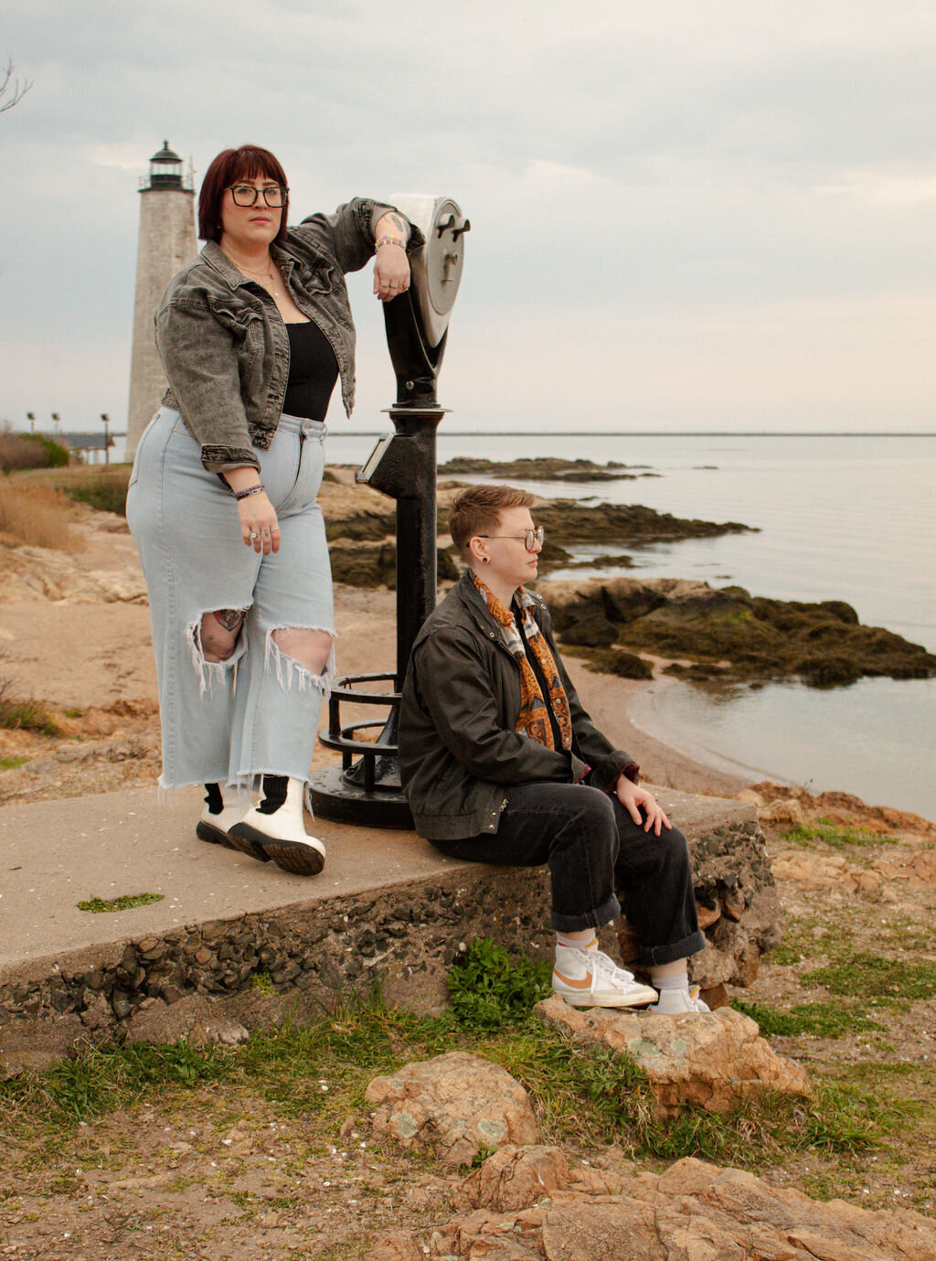 Light House Point Park, Connecticut Engagement Photos