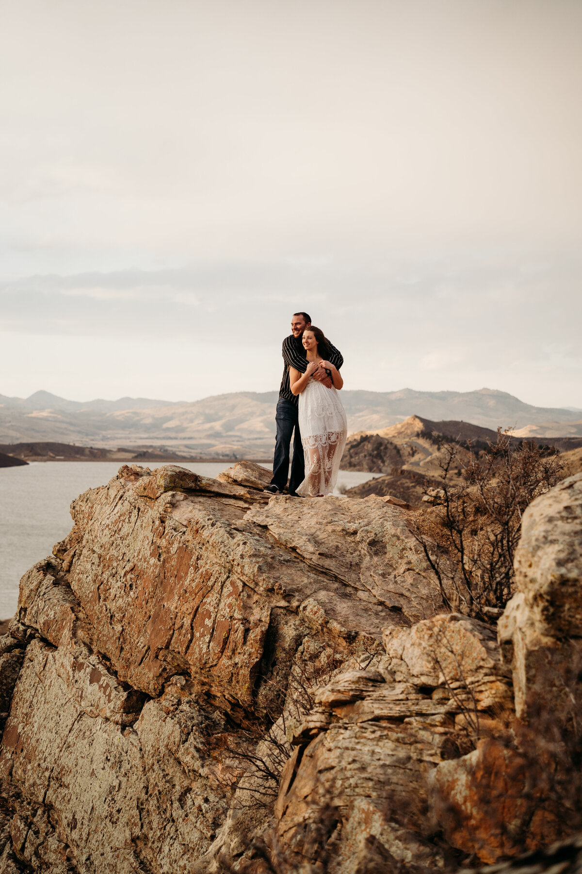 horsetooth reservior engagement session