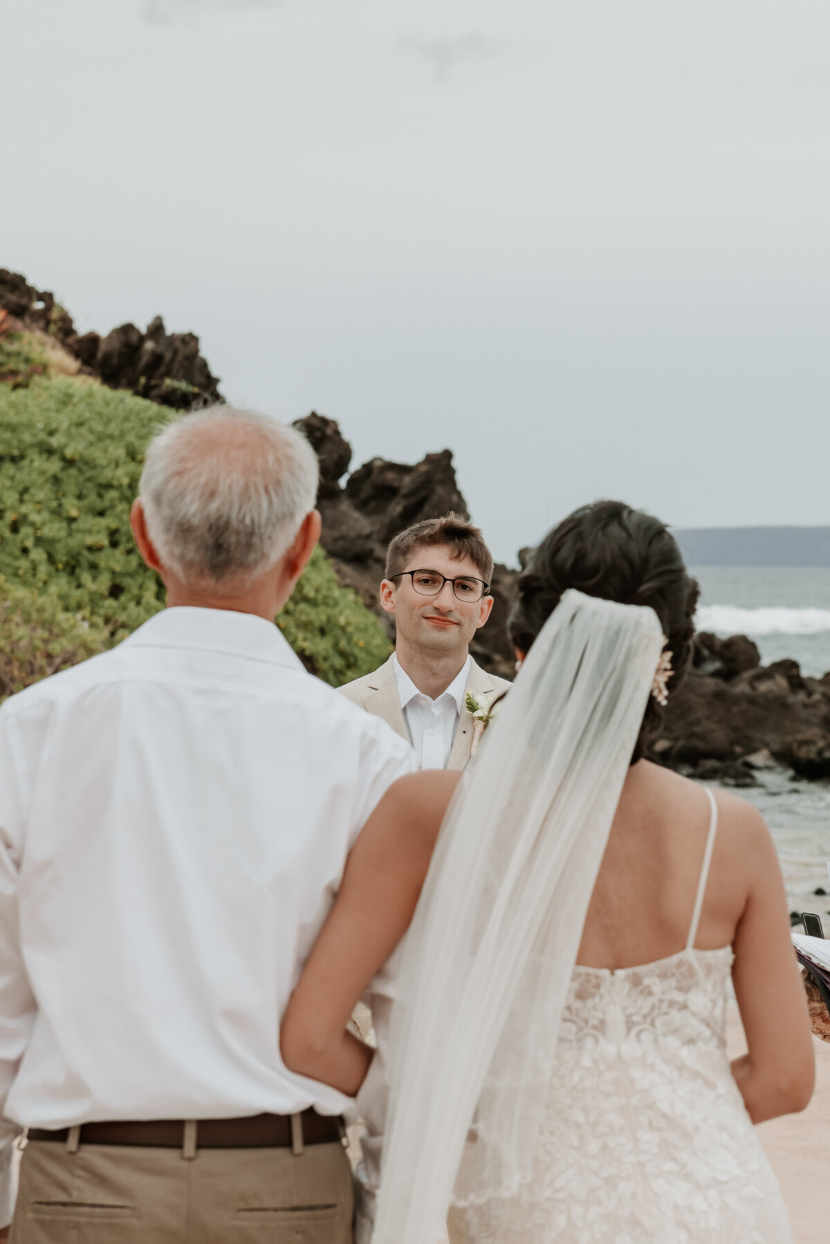 Walking the Aisle in Maui 