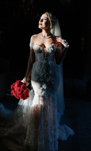 Stunning bridal portrait at The Breakers Palm Beach, taken by Claudia Amalia, a destination wedding and lifestyle photographer based in Miami and Florida Keys, South Florida.