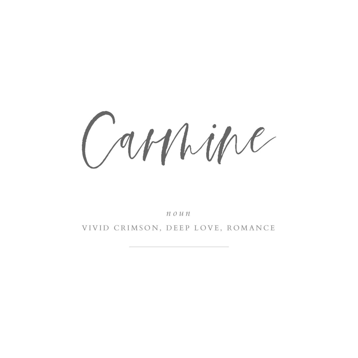 Carmine_Title Page