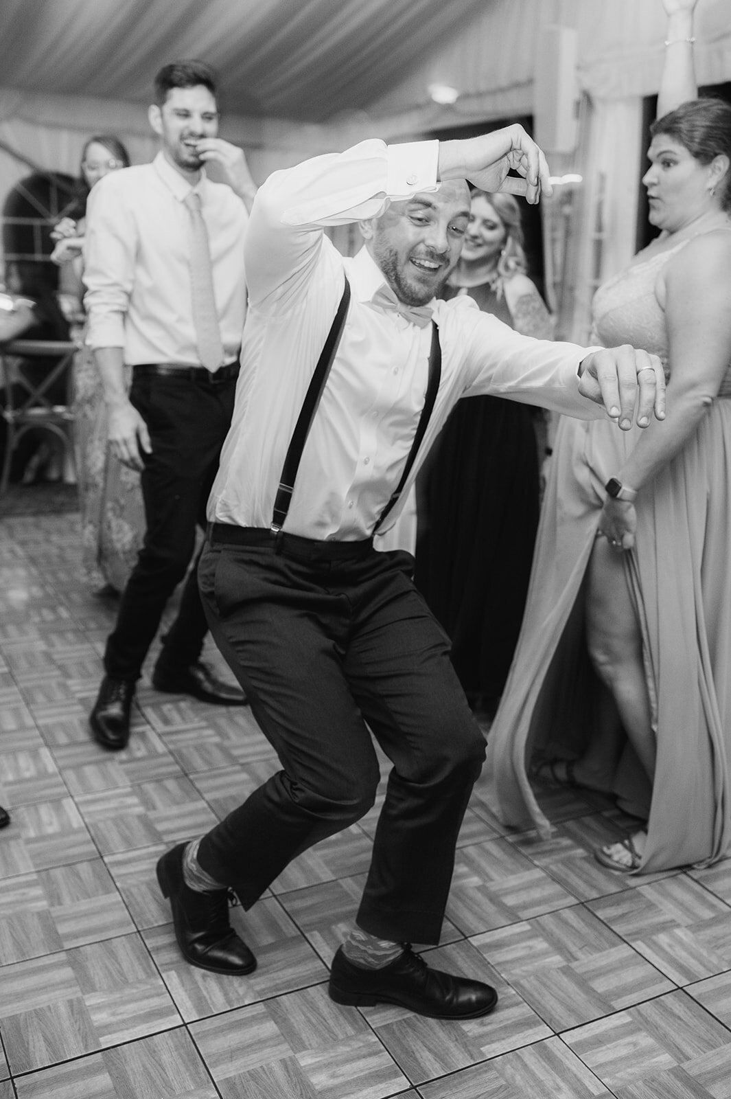dancing at reception