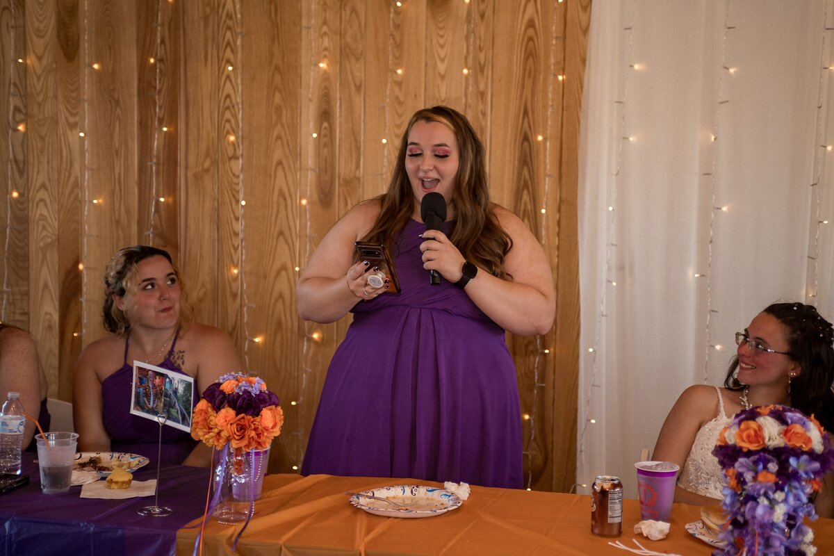 Bride hair accessory close-up