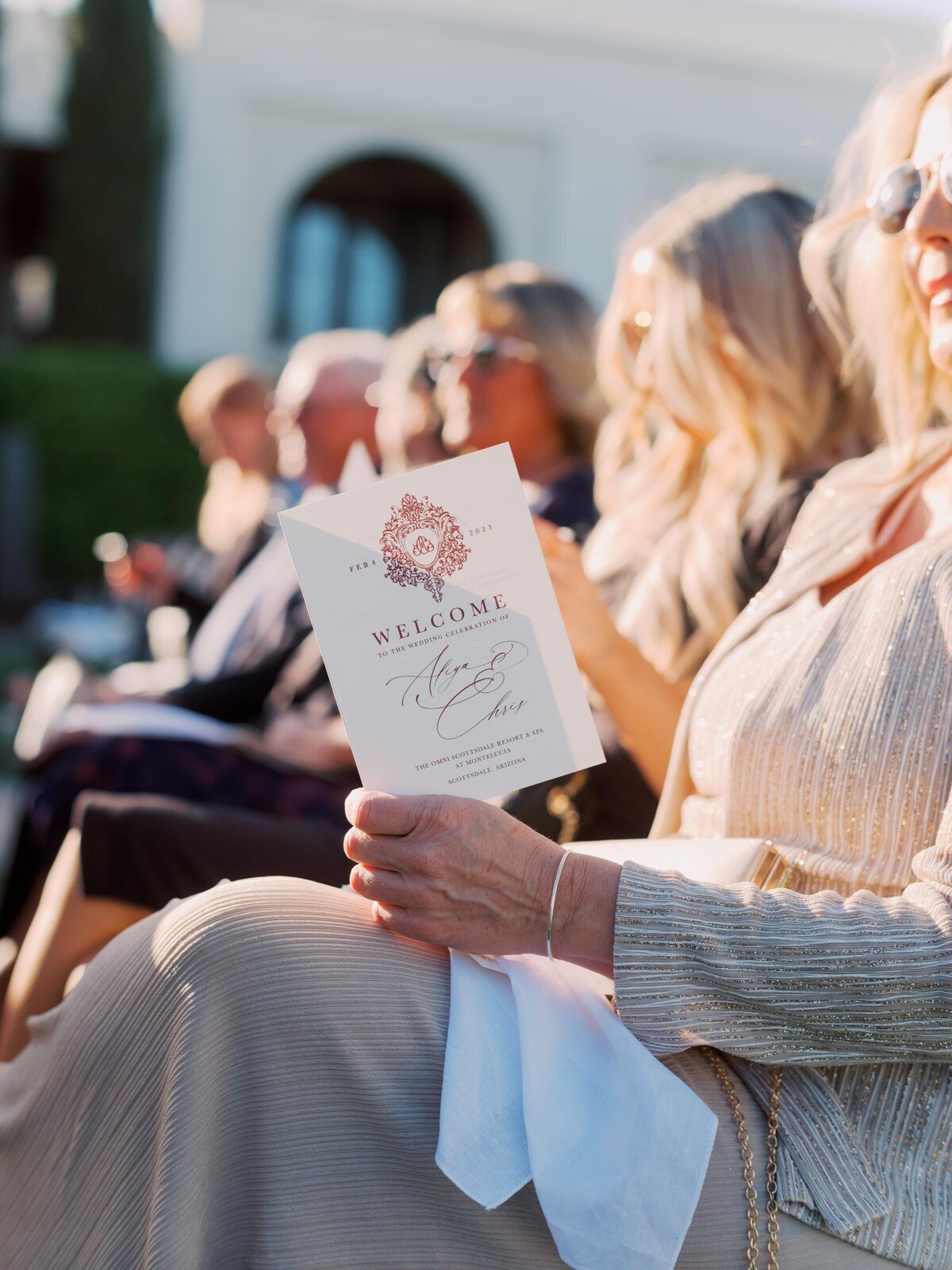 wedding-welcome-program-red-floral-script