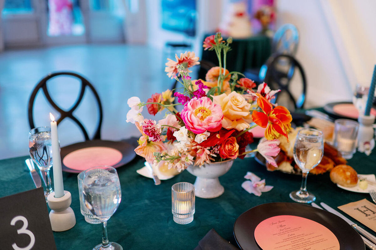 Kate-Murtaugh-Events-Artists-For-Humanity-Epicenter-art-studio-Boston-wedding-planner-colorful-floral-centerpieces