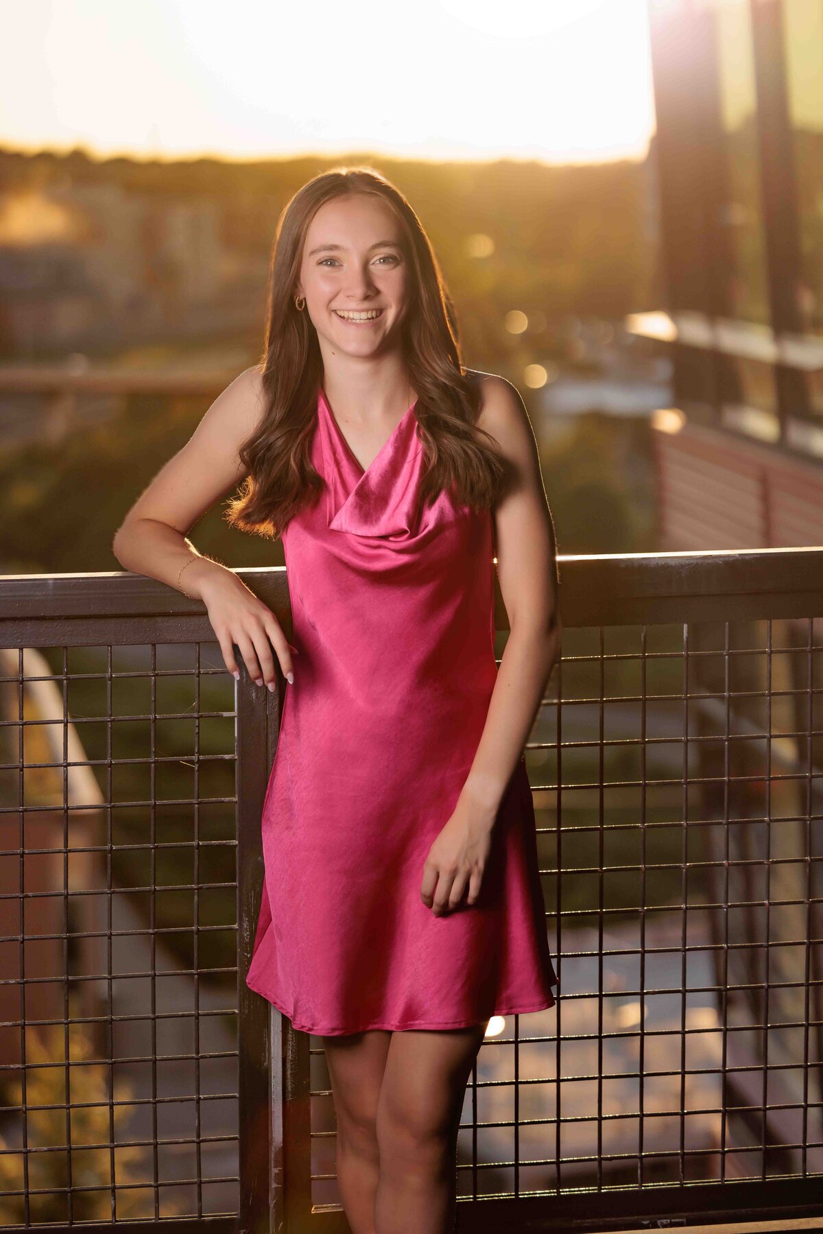 Rooftop with sunset for this FVHS student