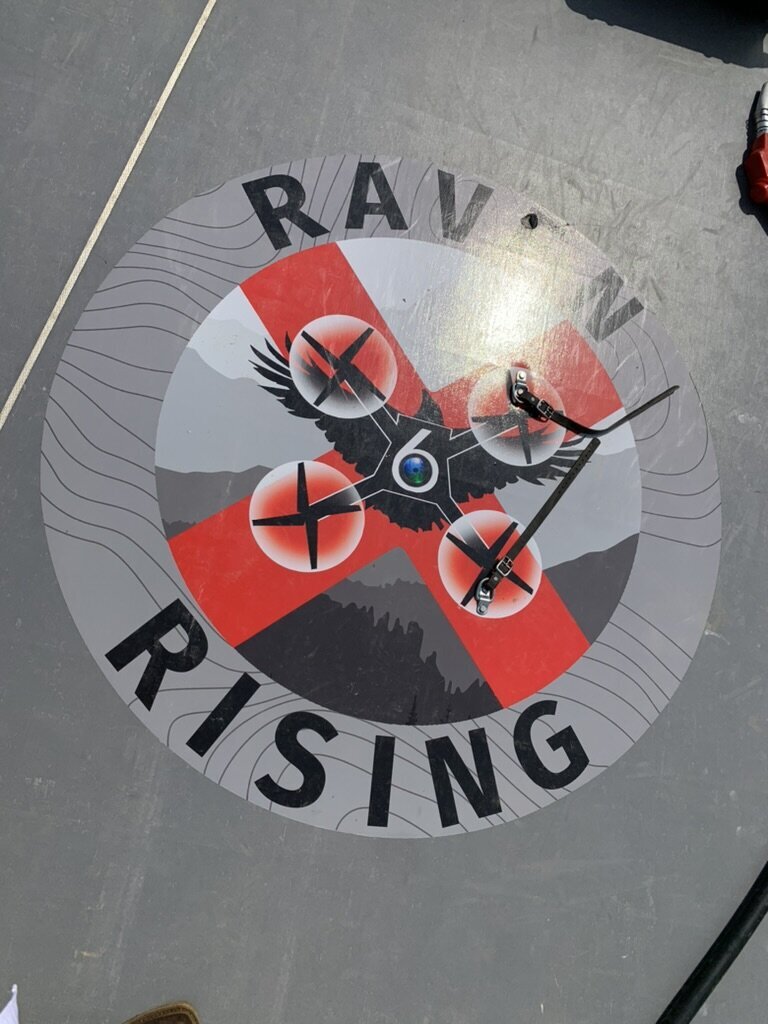 Raven 6 Rising Landing Pad LOGO