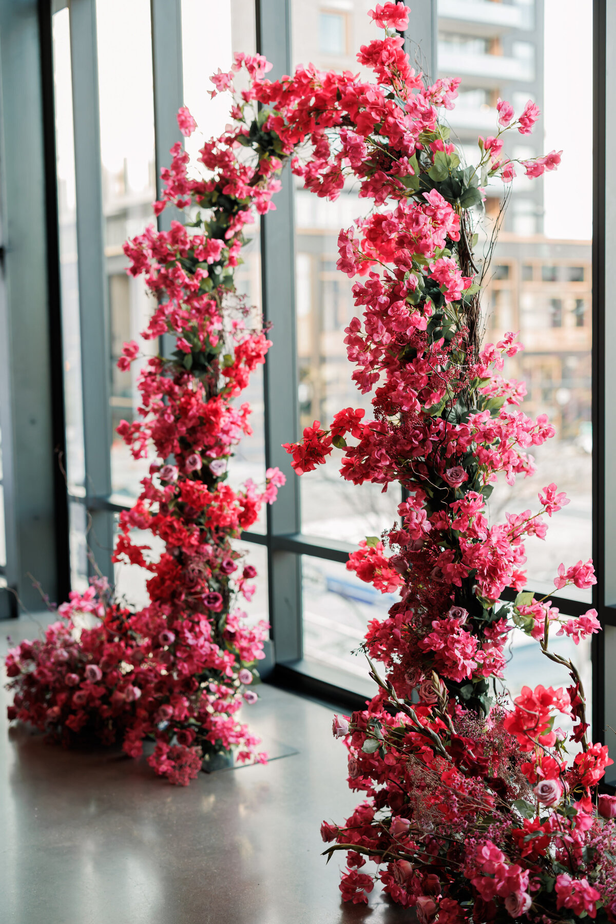 bold color block wedding gather at deer district milwaukee -33