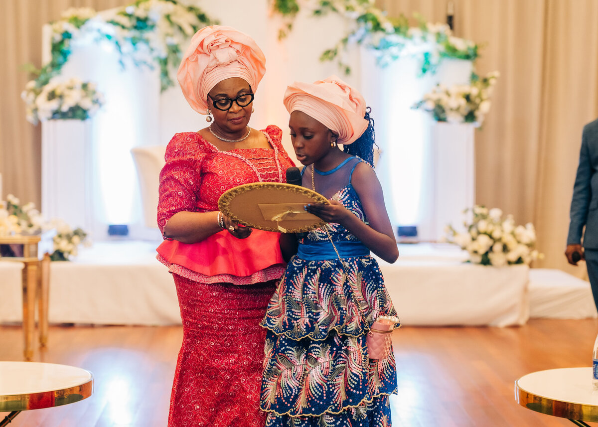 Tolu and Francis Oruka Events Wedding and event planners Toronto canada planner African Nigerian Ghana fusion  asoebi bella baby blue aso oke kente gele126