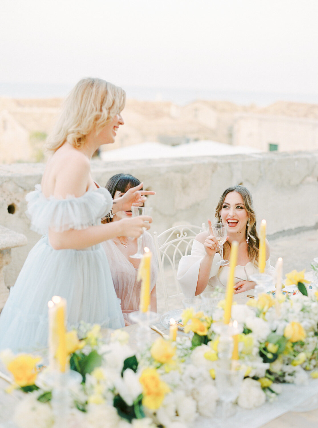 Wedding celebration in Sicily