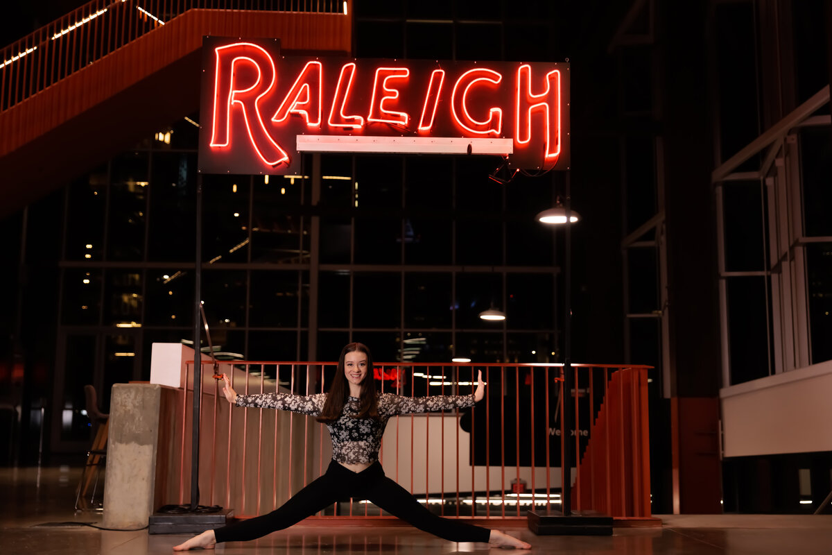 Dance Portraits in Raleigh NC at the Union Station.