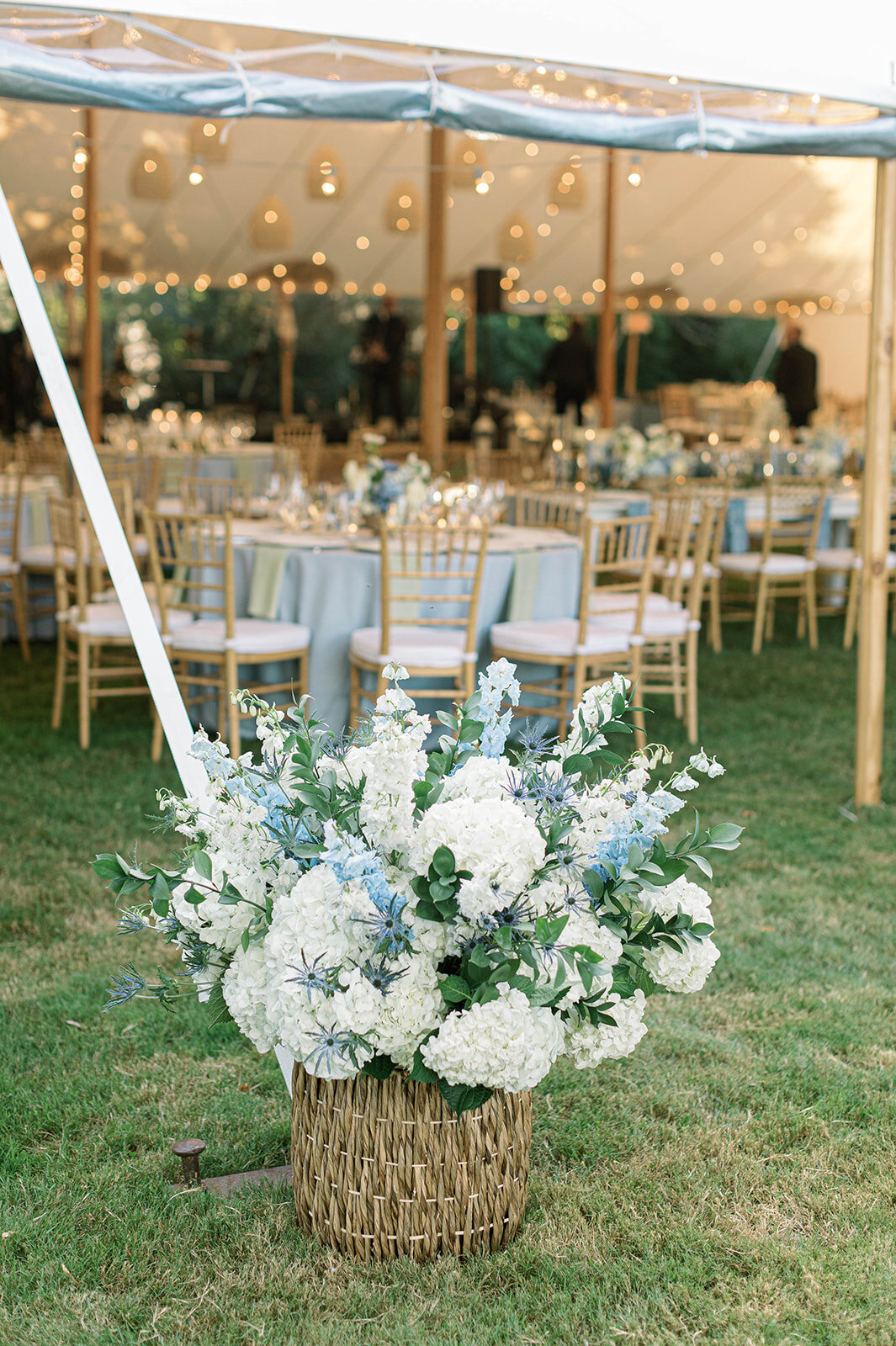 Kate-Murtaugh-Events-summer-flowers-tent-entrance-Cape-Cod-Hyannis-Port-Kennedy-Compound-wedding